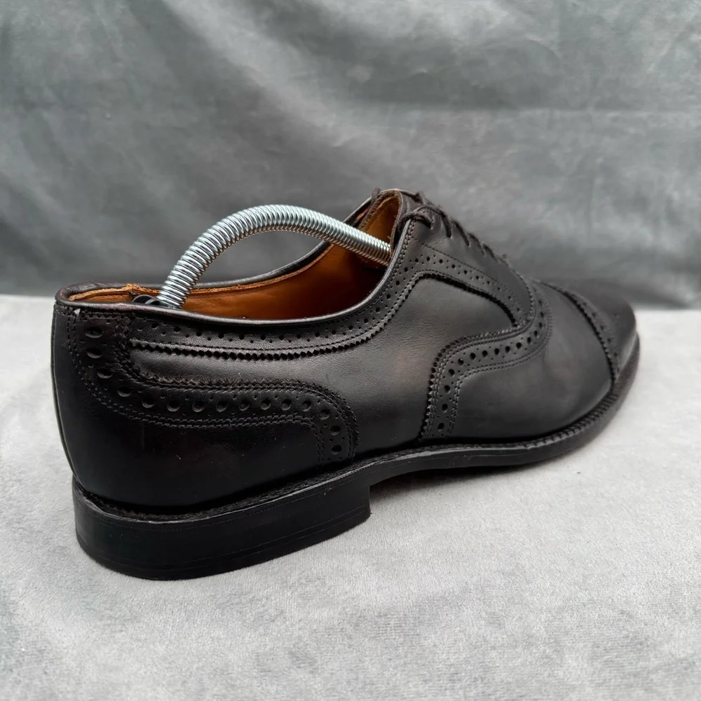 Allen Edmonds Rutland Men’s 11.5 (Narrow)‎ Dark Brown Walnut Wingtip Dress Shoes